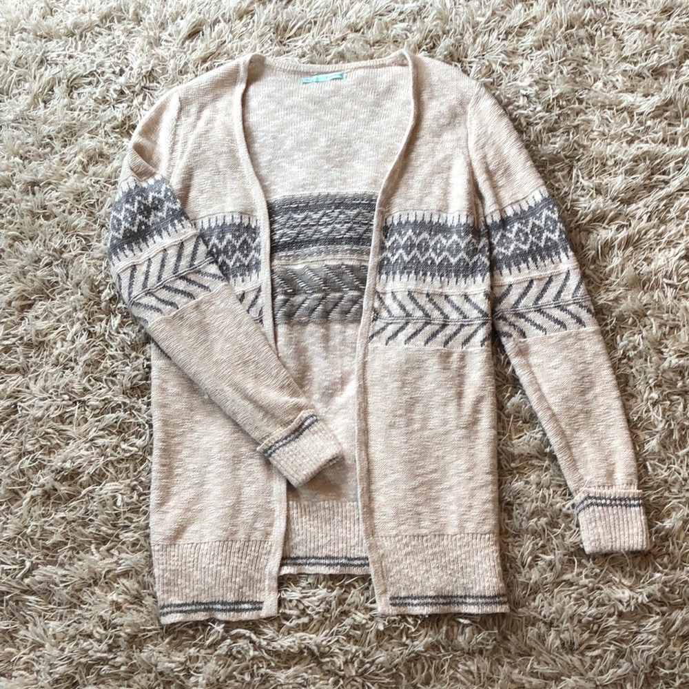 Gray & Cream Maurices Cardigan